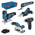 Produktbild von Bosch - Akku-Maschinen-Set Professional 12V 9-teilig in XL-BOXX (0615A0017C)