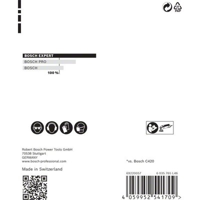 Produktbild von Bosch - EXPERT C470 Schleifpapier-Set für Deltaschleifer, 93 mm, K 60/120/240, 