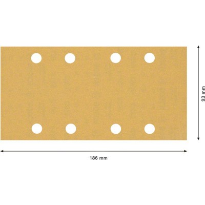 Produktbild von Bosch - EXPERT C470 Schleifpap., 8 Löcher für Schwingschl., 93 x 186 mm, K 180,