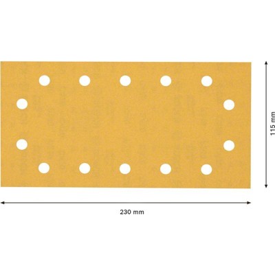 Produktbild von Bosch - EXPERT C470 Schleifpap., 14 Löcher für Schw.schl., 115 x 230 mm, K 240,