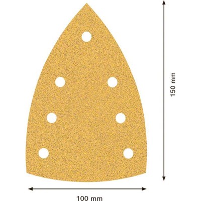 Produktbild von Bosch - EXPERT C470 Schleifpapier-Set, 100 x 150 mm, K 60/120/180, 10 Stück (26