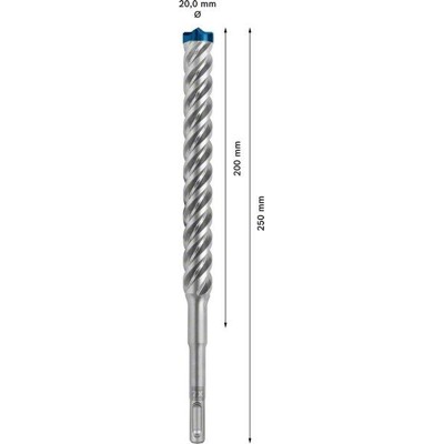 Produktbild von Bosch - EXPERT SDS plus-7X Hammerbohrer, 20 x 200 x 250 mm. Für Bohrhämmer (260