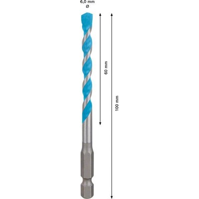 Produktbild von Bosch - EXPERT HEX-9 MultiConstruction Bohrer, 6 x 60 x 100 mm (2608900574)