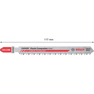 Produktbild von Bosch - Stichsägeblatt EXP T 301CHM, 3er-Pack (2608900566)