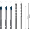 Produktbild von Bosch - EXPERT HEX-9 HardCeramic Bohrer Mixed Set, 6mm, 5-teilig (2608900596)