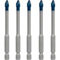 Produktbild von Bosch - EXPERT HEX-9 HardCeramic Dachziegel-Bohrer-Set, 6mm, 5-teilig (26089005