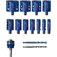 Produktbild von Bosch - EXPERT Tough Material Lochsäge-Set, 20/22/25/32/35/40/44/51/60/68/76 mm