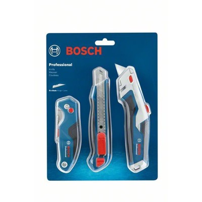 Produktbild von Bosch - Combo Kit Messer-Set, 3-tlg. (1600A027M4)