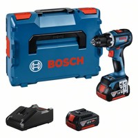 Produktbild von Bosch - Akku-Bohrschrauber GSR 18V-90 C, 2 Akku GBA 18V 5.0Ah, Ladg. u. L-BOXX