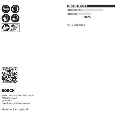 Produktbild von Bosch - EXPERT C470 Schleifpapier-Set, 100 x 150 mm, K 60/120/180, 10 Stück (26