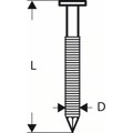 Produktbild von Bosch - Rundkopf-Streifennagel SN21, verzinkt, gerillt, 90mm (2608200038)