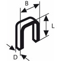 Produktbild von Bosch - Klammer TK40 35G, 1,2 x 35mm, verzinkt (2608200704)