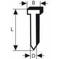 Produktbild von Bosch - Senkkopf-Stift SK64 45G, 1,6 x 45mm, verzinkt (2608200504)