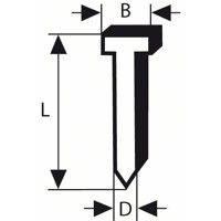 Produktbild von Bosch - Senkkopf-Stift SK50 45G, 1,2 x 45mm, verzinkt (2608200517)