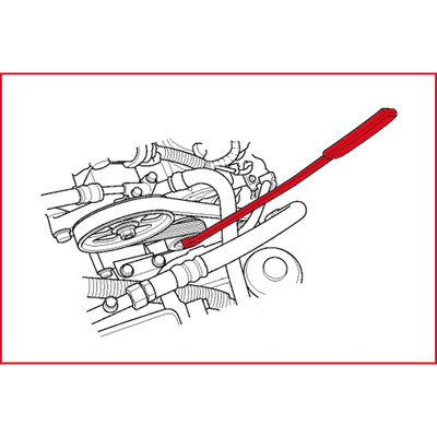 Produktbild von KSTOOLS® - Umlenkrollen-Schlüssel für Renault Torx T50