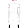 KSTOOLS RACINGline SCHWARZ/ROT Werkstattwagen mit 7 Schubladen und 215 Premium-Werkzeugen Produktbild img5 S