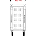KSTOOLS RACINGline SCHWARZ/ROT Werkstattwagen mit 7 Schubladen und 215 Premium-Werkzeugen Produktbild img7 S