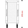 KSTOOLS RACINGline SCHWARZ/ROT Werkstattwagen mit 7 Schubladen und 215 Premium-Werkzeugen Produktbild img8 S