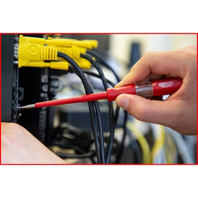 Produktbild von KSTOOLS® - Spannungsprüfer mit Schutzisolierung 100-500 V, 911.2177