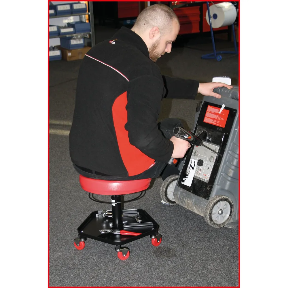 KSTOOLS Hocker fahrbar und höhenverstellbar Produktbild img6 L