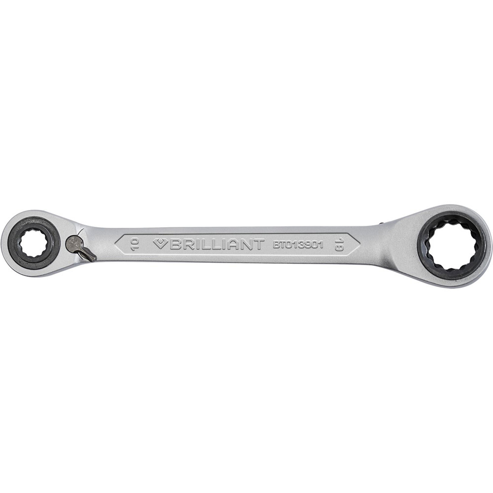 Brilliant Tools 4 in 1, Doppel-Ratschenringschlüssel, 10 x 13, 17 x 19mm Produktbild img14 L