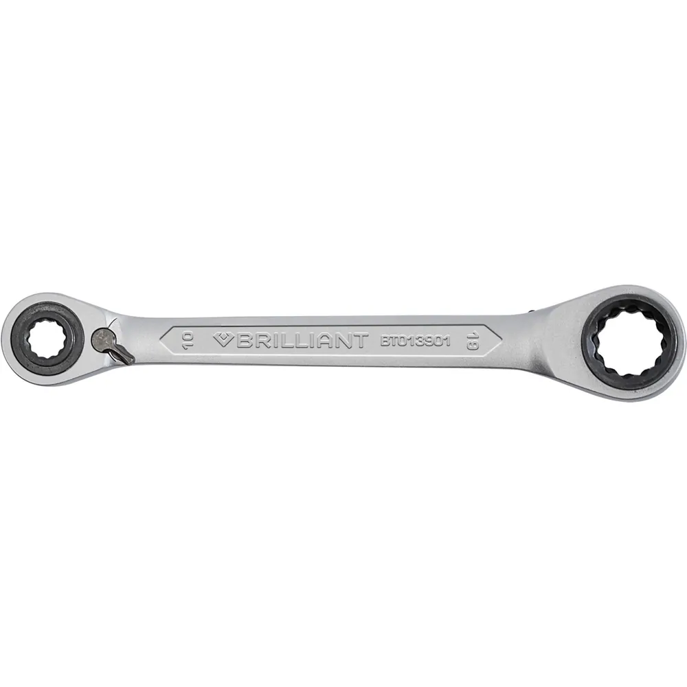 Brilliant Tools 4 in 1, Doppel-Ratschenringschlüssel, 10 x 13, 17 x 19mm Produktbild img14 L