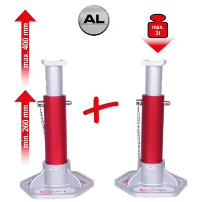 Produktbild von KSTOOLS® - Aluminium-Unterstellbock-Set, 2-teilig