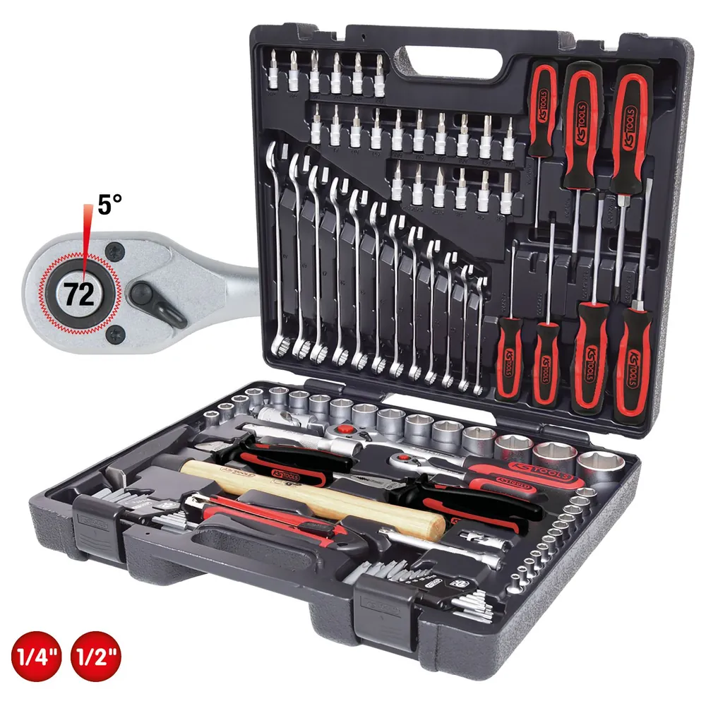 KSTOOLS 1/4"+1/2" Universal-Werkzeug-Satz, 97-teilig Produktbild img1 L