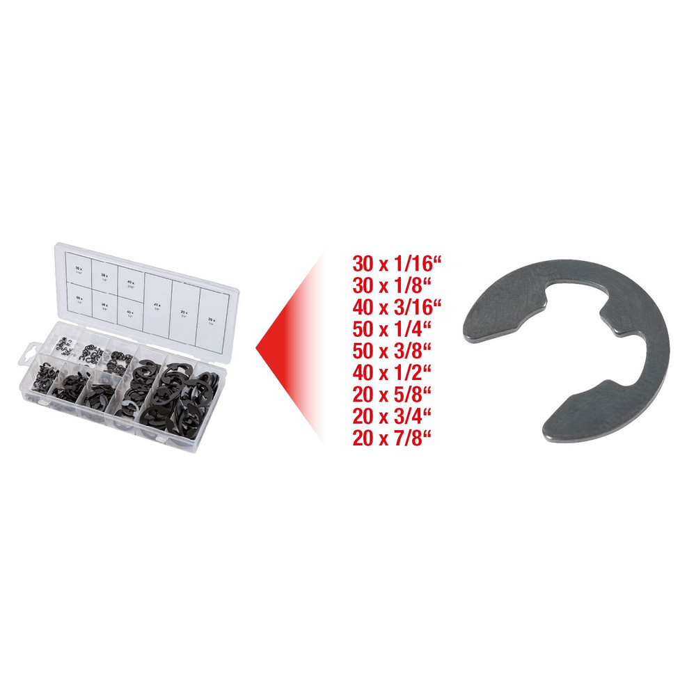 KSTOOLS Sortiment E-Sicherungsringe, SAE, 300-teilig Produktbild img11 L