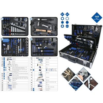 Produktbild von Brilliant Tools - Universalkoffer-Satz, 143-teilig BT024143