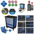 Produktbild von Brilliant Tools - Werkstattwagen mit 7 Schubladen und 473 Werkzeugen