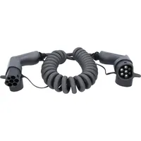 Produktbild von KSTOOLS® - efuturo Spiralladekabel Typ 2 auf Typ 2 Stecker, 3 Phasen, bis zu 11