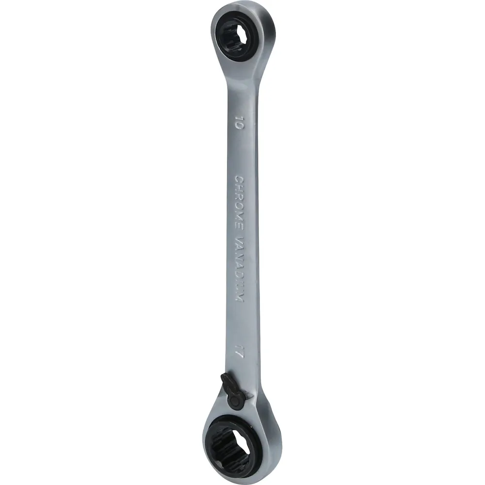 Brilliant Tools 4 in 1, Doppel-Ratschenringschlüssel, 10 x 13, 17 x 19mm Produktbild img13 L