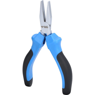 Pinza A Punte Mezzotonde BRILLIANT TOOLS 200mm | Per Lavori Di Precisione In Spazi Stretti