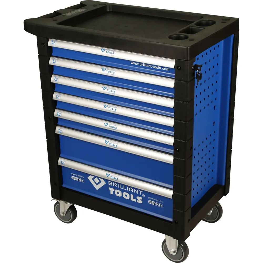 Brilliant Tools Werkstattwagen mit 7 Schubladen, leer Produktbild img1 L