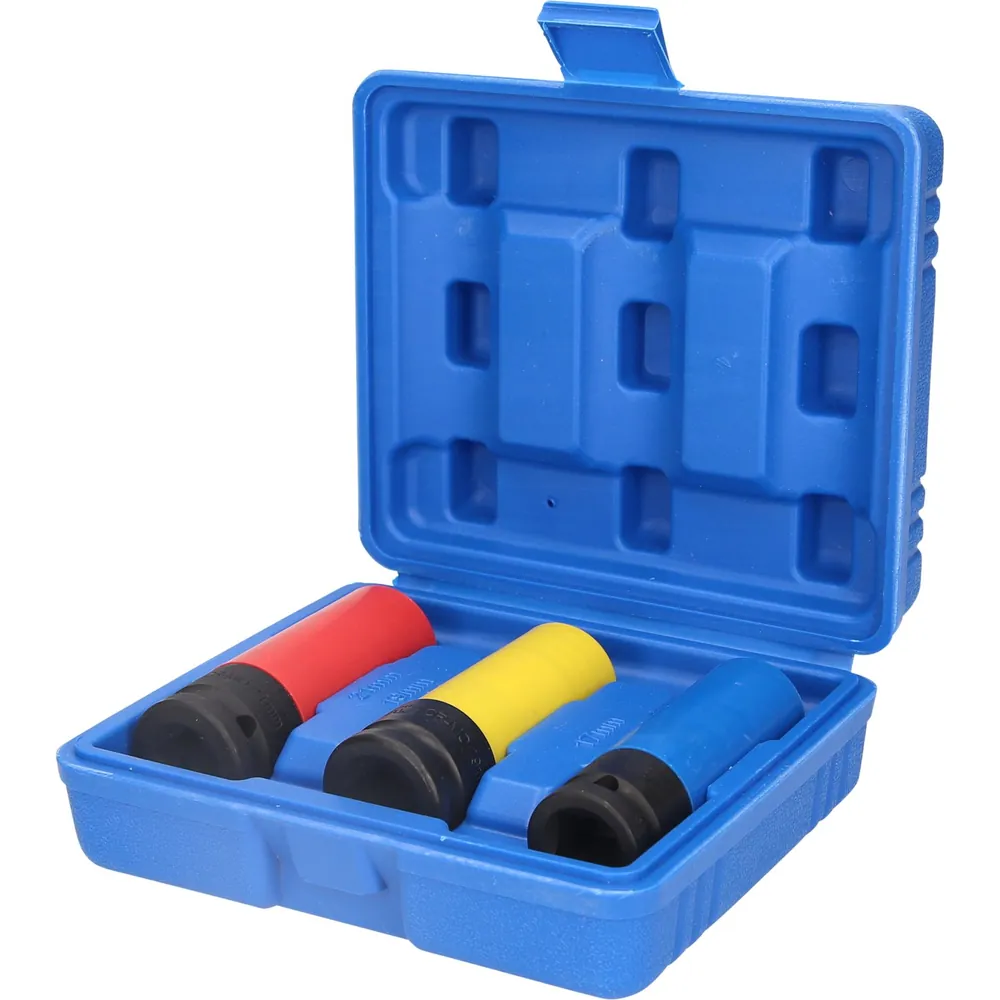 Brilliant Tools 1/2" Alu-Felgen-Kraft-Stecknuss-Satz, 17 / 19 / 21mm, 3-teilig Produktbild img11 L