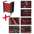 Produktbild von KSTOOLS® - Performanceplus Werkstattwagen-Satz P10 mit 284 Werkzeugen für 6 Sch