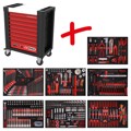 Produktbild von KSTOOLS® - Performanceplus Werkstattwagen-Satz P10 mit 397 Werkzeugen für 7 Sch