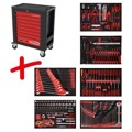 Produktbild von KSTOOLS® - Performanceplus Werkstattwagen-Satz P15 mit 284 Werkzeugen für 6 Sch