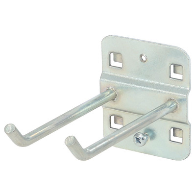 Produktbild von KSTOOLS® - Doppelter Werkzeughalter mit schrägem Hakenende, ø6mm, 75mm