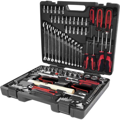 Produktbild von KSTOOLS® - 1/4"+1/2" CHROMEplus Universal-Werkzeug-Satz, 97-teilig