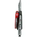 Produktbild von KSTOOLS® - Fünfstern-Winkelstiftschlüssel-Satz, Bohrung, lang, 10-teilig