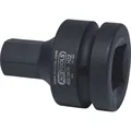Produktbild von KSTOOLS® - 1" Kraft-Bit-Stecknuss Innensechskant, kurz, 22mm