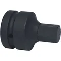 Produktbild von KSTOOLS® - 1" Kraft-Bit-Stecknuss Innensechskant, kurz, 22mm