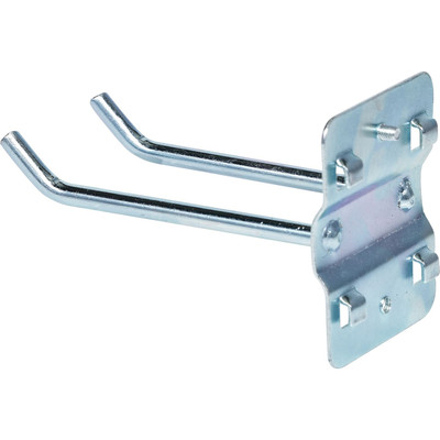 Produktbild von KSTOOLS® - Doppelter Werkzeughalter mit schrägem Hakenende, ø6mm, 75mm