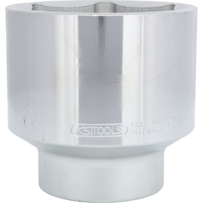 Produktbild von KSTOOLS® - 1" Sechskant-Stecknuss, kurz, 75mm