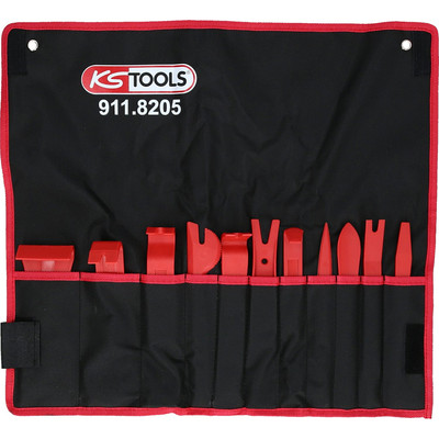 K TOOL INTERNATIONAL Schraubenschlüssel-Set 11-teilig – SAE Maße In Rolltasche | Ring- Und Maulschlüssel
