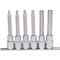 Produktbild von KSTOOLS® - 1/2" CHROMEplus Bit-Stecknuss-Satz Innensechskant, 6-teilig 5-12mm, 