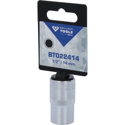 Produktbild von Brilliant Tools - 1/2" Zwölfkant-Stecknuss, 14 mm