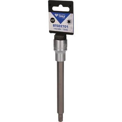 Produktbild von Brilliant Tools - 1/2" Torx-Bit-Stecknuss, 140mm lang, T45